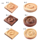 Natural Board Jewelry Tray Bracelets Rings Holder Display Organizer