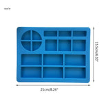 Storage Container Silicone Mold Letters Makeup Tray DIY Crafts