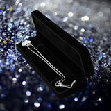 X7YA Velvet Gift Jewelery Watch Necklace Bracelet Pendant Display Present Box