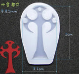 Big Cross Charms Pendant Silicone Mold Resin DIY Epoxy Resin Molds Jewelry