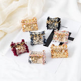 Fabric Bag Metal Pendant Keychain