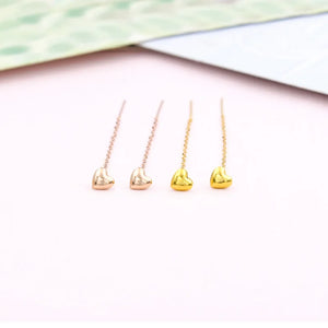 18K Yellow Drop Earrings For Women Engagement Classic Gift