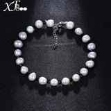 Natural Baroque Pearl Anklets 8-9mm Freshwater Jewelry
