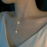 Freshwater Pearl Necklace Fine Jewelry Choker Party Gift X583