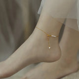 Freshwater Pearl Anklet 14K Filled Fine Jewelry Gift