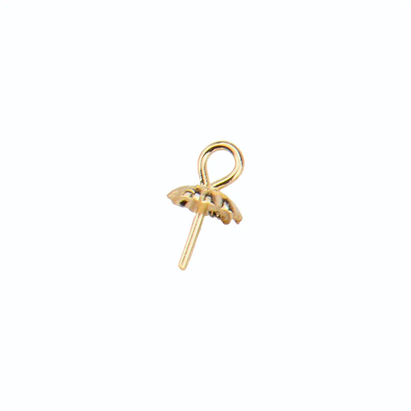XF800 G18K Plum Blossom Pendant DIY Accessory Holder