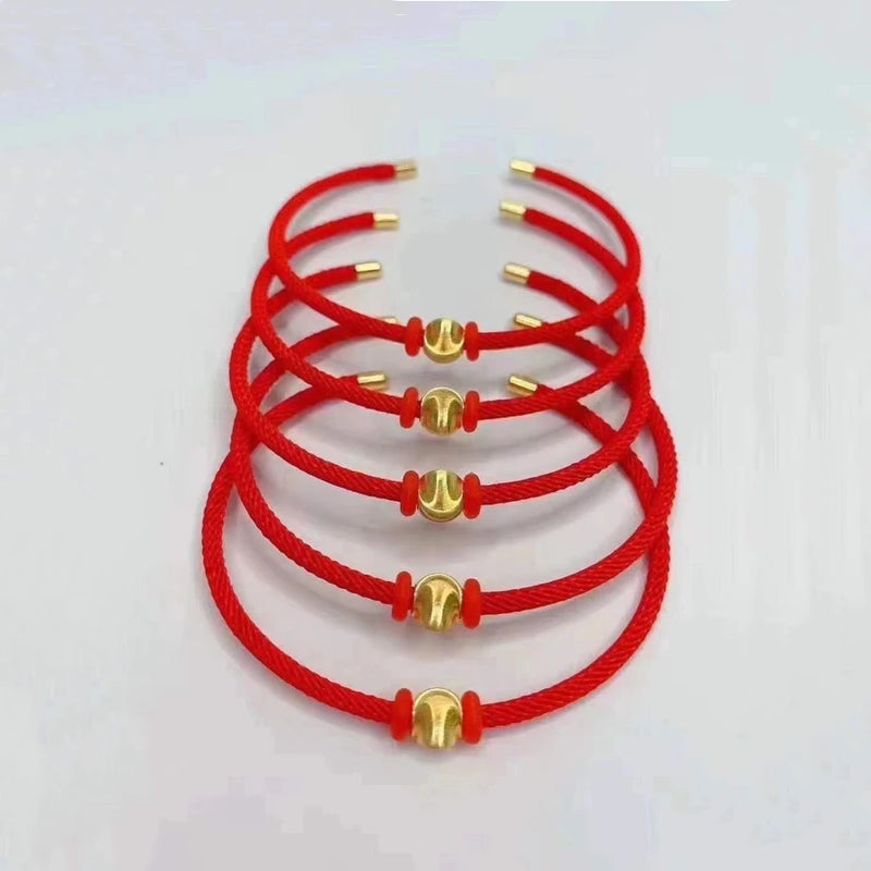 XF800 Real 18K Ball Bracelet Solid AU750 Fine Jewelry