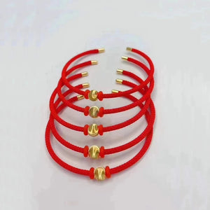XF800 Real 18K Ball Bracelet Solid AU750 Fine Jewelry