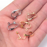 10-30PCS Hypoallergenic Earring Clips Jewelry Making DIY Accessories