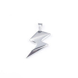 Stainless Steel Lightning Pendant for Necklace Making Charm DIY Jewelry DZ-3018