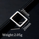 10pcs Stainless Steel Pendant for Making Necklace Charm DIY Jewelry DZ-3019