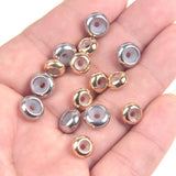 20pcs Stainless Steel Silicone Beads Ball Crimp End Beads for Jewelry Making DIY