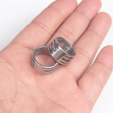 5PCS Stainless Steel Jump Ring Closing Finger Ring Opener for DIY Pliers
