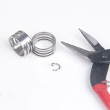 5PCS Stainless Steel Jump Ring Closing Finger Ring Opener for DIY Pliers