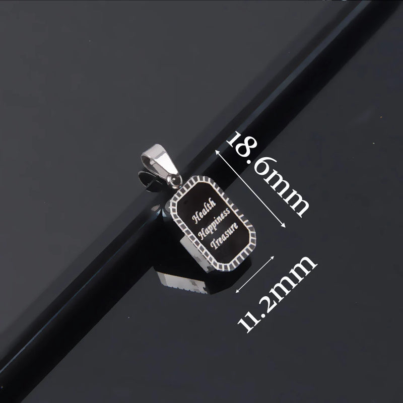 5pcs Stainless Steel Letter Pendant for Necklace DIY Jewelry