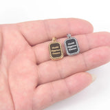 5pcs Stainless Steel Letter Pendant for Necklace DIY Jewelry