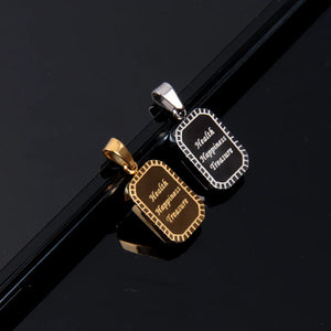 5pcs Stainless Steel Letter Pendant for Necklace DIY Jewelry