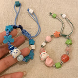 Character Bead Bracelet for Women, Smoked Pull Bracelets