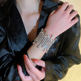 Rhinestone Bracelet Hyperbole Crystal Elastic Line Bracelets & Bangles