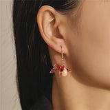 Stereoscopic Anchovies Earring Pendant Goldfish Dangle Earrings