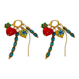Geometric Heart-shaped Earclip Earrings for Women