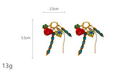 Geometric Heart-shaped Earclip Earrings for Women