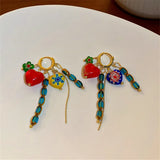 Geometric Heart-shaped Earclip Earrings for Women