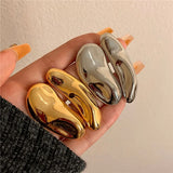 Geometric Irregular Stud Earrings European American Style Party Jewelry