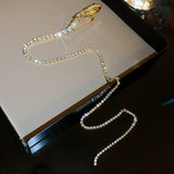 Geometric Snake Hair Band with Long Tassel