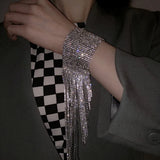 Long Tassel Rhinestone Bracelet For Women