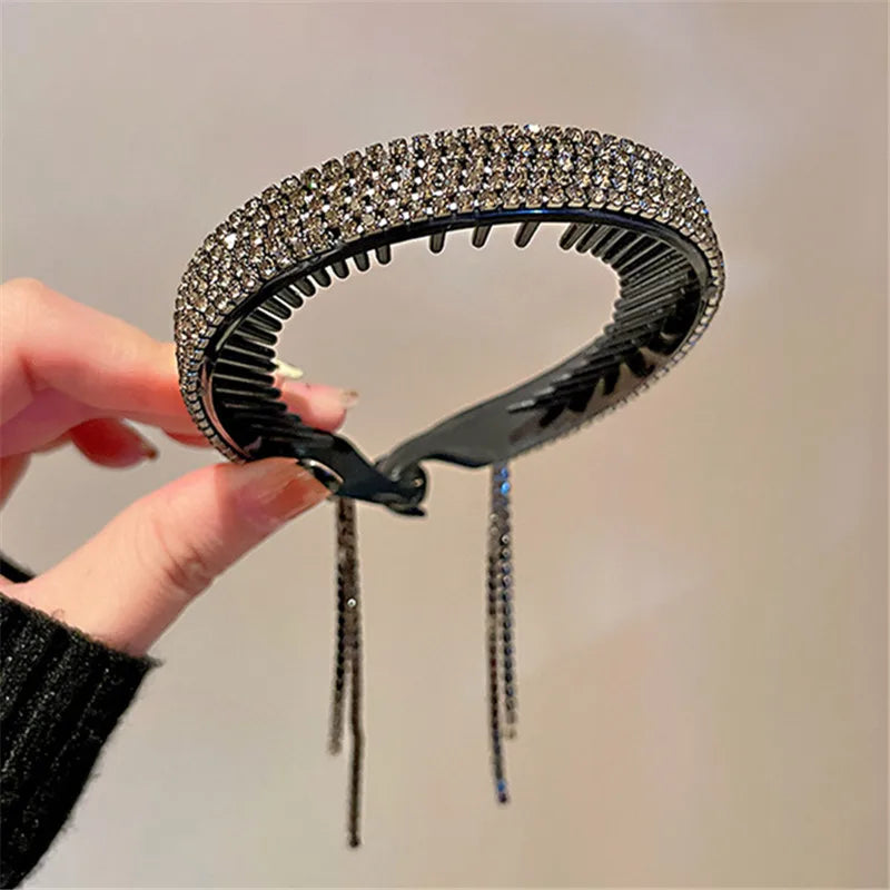 Rhinestone Hair Claw Women Hairwear Hair Accessories