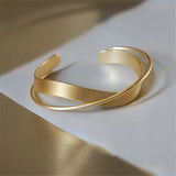 Punk Metal Twist Bracelet for Women