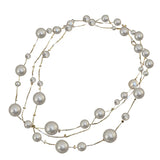Multilayer Pearl Necklace Women Sweater Chain - Statement Jewelry
