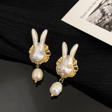 Tassels Baroque Freshwater Pearl Pendant Earrings For Women
