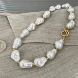Baroque Pearl Choker Necklace for Women Wedding Party Jewelry
