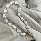 Baroque Pearl Choker Necklace for Women Wedding Party Jewelry