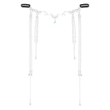 Vintage Tassel Rhinestone Hairpins Headband Water Drop Crystall Hair Accessories