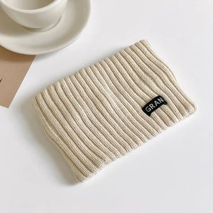 Women Headband Solid Wide Cotton Turban Knitted Cotton Hairband
