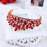 Royal Queen Crown Rhinestone Tiara Head Jewelry Quinceanera Crown