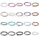 XIAOYI 100% S925 Classic Double Leather Braid Bracelet - Good Female