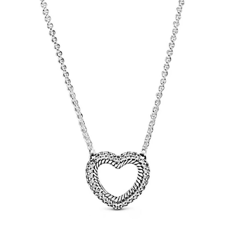 XIAOYI S925 Zircon Snake Necklace for Wedding Birthday DIY