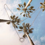 XIAOYI S925 Zircon Snake Necklace for Wedding Birthday DIY