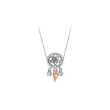 XIAOYI S925 Symbol Daisy Ocean Garden Shell Rope Charm Necklace