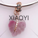 XIAOYI Autumn Owl Forest Beauty Leaf Glaze Wedding Jewelry