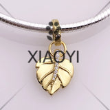 XIAOYI Autumn Owl Forest Beauty Leaf Glaze Wedding Jewelry