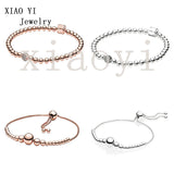 XIAOYI S925 Beaded Square-Tipped Bracelets, Party Mail Female
