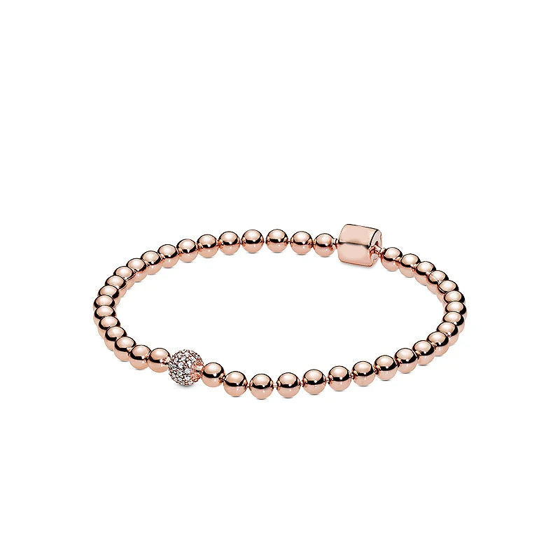 XIAOYI S925 Beaded Square-Tipped Bracelets, Party Mail Female