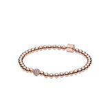 XIAOYI S925 Beaded Square-Tipped Bracelets, Party Mail Female