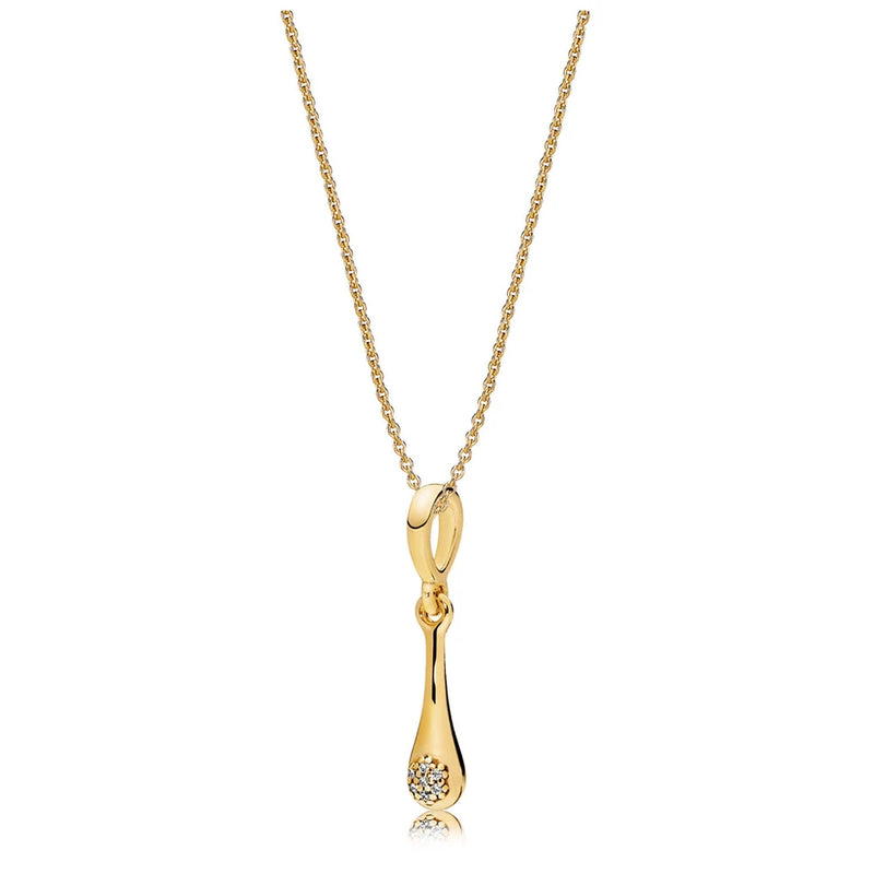 XIAOYI S925 3-Circle Love Pendant Necklace - Fashionable Charm for Women