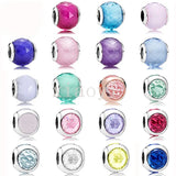 XIAOYI 100% S925 Crystal Ball Cut Glass Multi-Color Bracelet